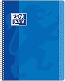 libreta indice telefonico rhein Cubierta laminada, lavable. Oxford 100101192, Agenda Directorio con Espiral, 17 x 22 cm, 180 páginas, cuadrícula pequeña de 5 x 5, Colores Surtidos