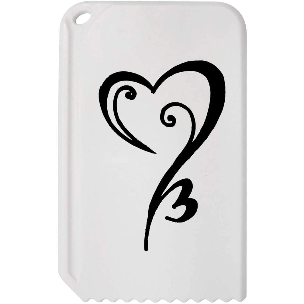 Azeeda 'Lavish Heart' Plastic Ice Scraper (IC00028057)
