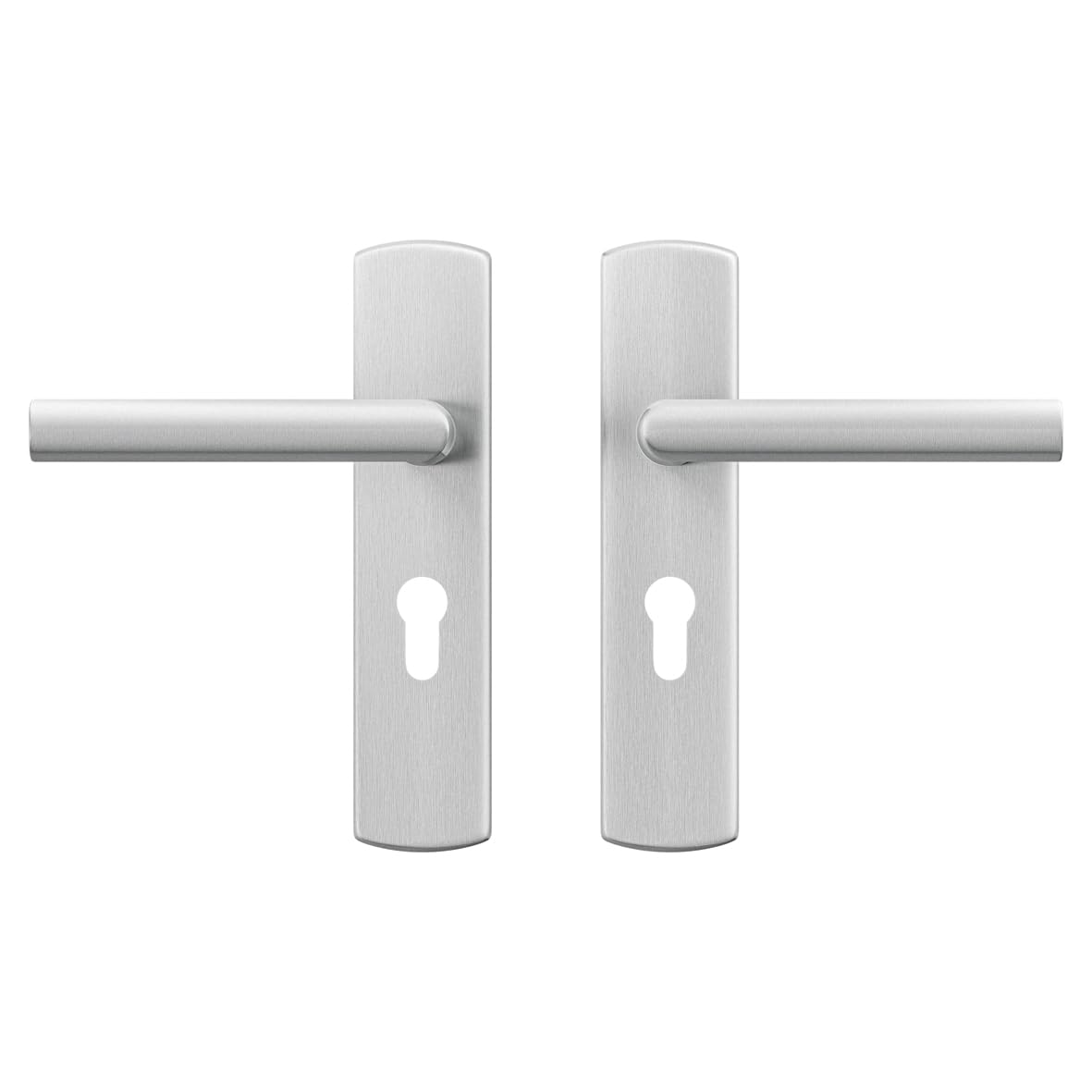 Ferrures de porte AXA Milan en aluminium au design épuré et finition soignée