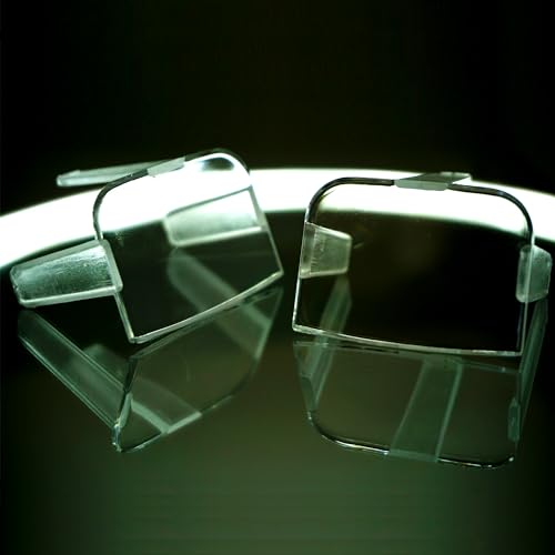CARFLY 2 PCS Hunting Scope Lens Protector Cover, Resin Lens Protector, Clear Plastic Protector for Model 551 552 553 Holographic Scope