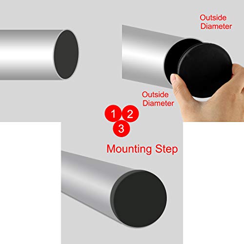 Sourcing map Tappo tubazione in plastica tondo