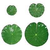 Nombreuses utilisations : les feuilles de nénuphars artificielles flottent sans effort et sont résistantes à la pluie. Les plantes de bassin artificielles d'aquarium sont idéales pour décorer les fontaines, les piscines, les étangs à poissons et les étangs de jardin. Ces feuilles de lotus flottantes réalistes en plastique sont belles, élégantes et durables et enrichissent votre vie.