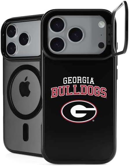 Skinit Kickstand Phone Case Compatible with iPhone 17 Pro Max - Officially Licensed University of Georgia Bulldogs Mascot Design