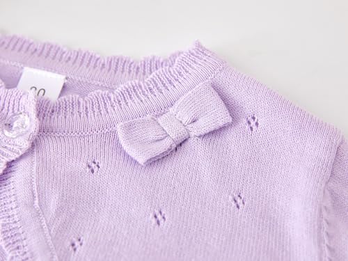 2Pcs Girls' Knit Toddler Cardigan Cotton Soft Button Closure Bolero Shrug Shawl Shirt Sweater4
