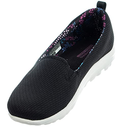 Skechers Women's GO Walk Classic - Radiant Rose, Black US 8.5 M