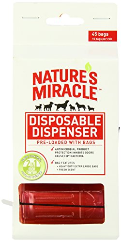 Nature's Miracle NM-5980 Einweg-Müllbeutelspender, 45 Stück, Hydranten-Form Cover