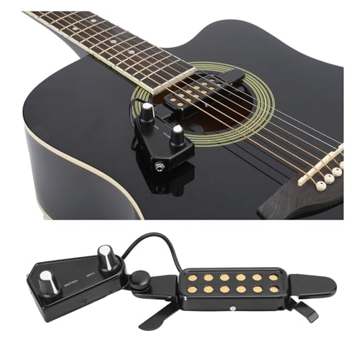 Micro de guitare acoustique amovible avec câble 2,5m et protection feutre
