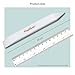 CrafTreat Teflon Bone Folder and Scoring Tool - Large Bone Folder - Paper Scorer for Paper Crafting, Bookbinding, Scrapbooking - Leather Burnishing Tool - Smooth, Ergonomic Tools (Large 1 pc)