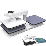 AKEYDIY Dual Auto Heat Press 15'x15' Heat Press Machine for T Shirts with Double Workstation, Professional Sublimation Shirt Press with Auto Open & Release, Adjustable Pressure & Higher Heating Height