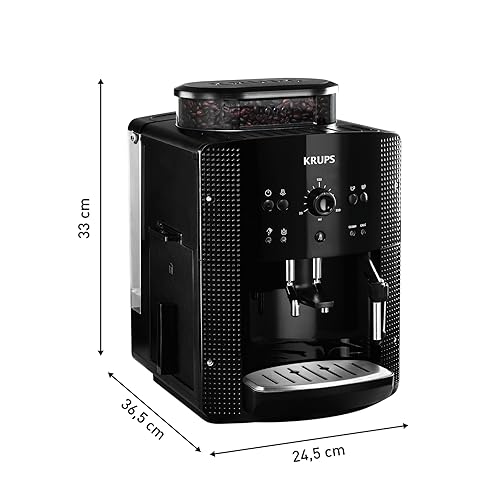 KRUPS Automatic Coffee Machine 1.8 l 15 bar, CappuccinoPlus nozzle) black by Krups