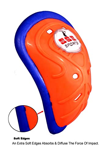 Image of SSS Octopus Abdominal Guard with Extra Soft Rubber Pad (Size & Colour Choice) (Youth, Orange)