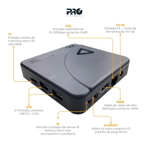 SMARTPRO 4K TV BOX Android 10 PROSB-3000