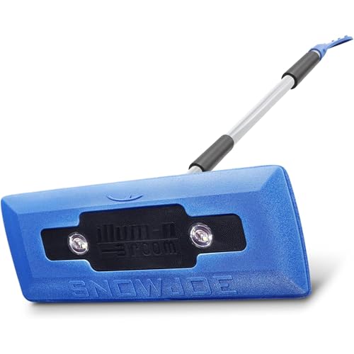 Snow Joe LED Illum n Broom LED Lighted 4 in 1 Snow Brush and Ice Scraper, SJBLZD