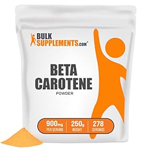 BULKSUPPLEMENTS.COM Beta Carotene Powder – Beta Carotene Supplements – Vitamin A Supplements – Eye Health Vitamins…