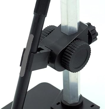 Microscope Kit 600X Pen Style LED Electronic Magnifying Glass Pocket USB Digital Microscope with Light Liftable Bracket Microscope Lens Adapters