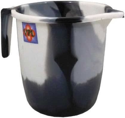Black Tie Dye Design 1.5 Litre Plastic Water Jug Kitchen Picnic