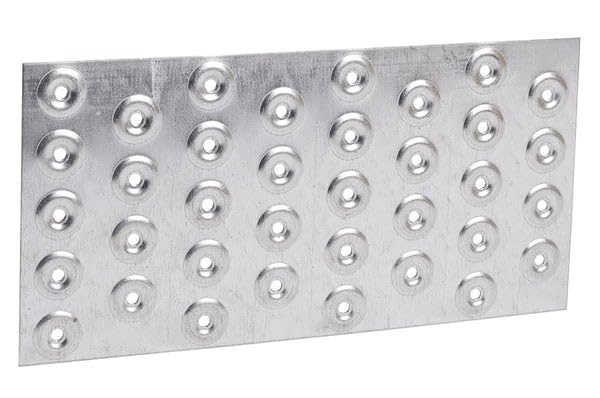 GENUEN® 10 x Galvanised Hand Nail Plates (200 x 150mm)