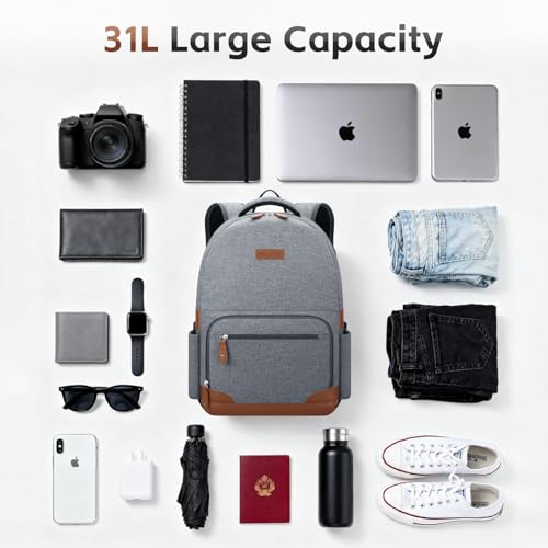 Mochila para laptop RealCool 15.6-17.3" 31L resistente al agua miniatura 4