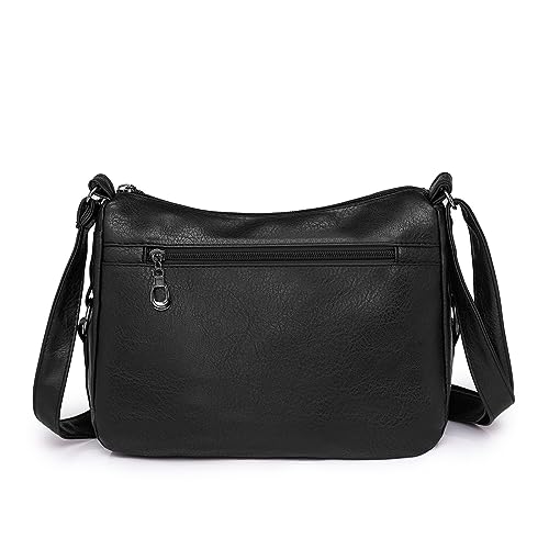 Sac à main carré multi-poches zippé pour un rangement optimal - 4