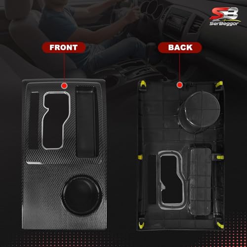 Panel Central de Palanca Carbon Fiber para Toyota Tacoma 2005-2015 miniatura 3
