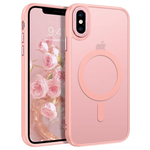 Coque iPhone Xs Max compatible Magsafe protection mate translucide Bentoben