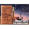InnoBeta Anime Gifts for Men Women, Anime Lovers Journal Notebook with Pen, Refillable Sketchbook, Travel Diary, Lined Planner, 7x5 Inches, Brown - Image 5
