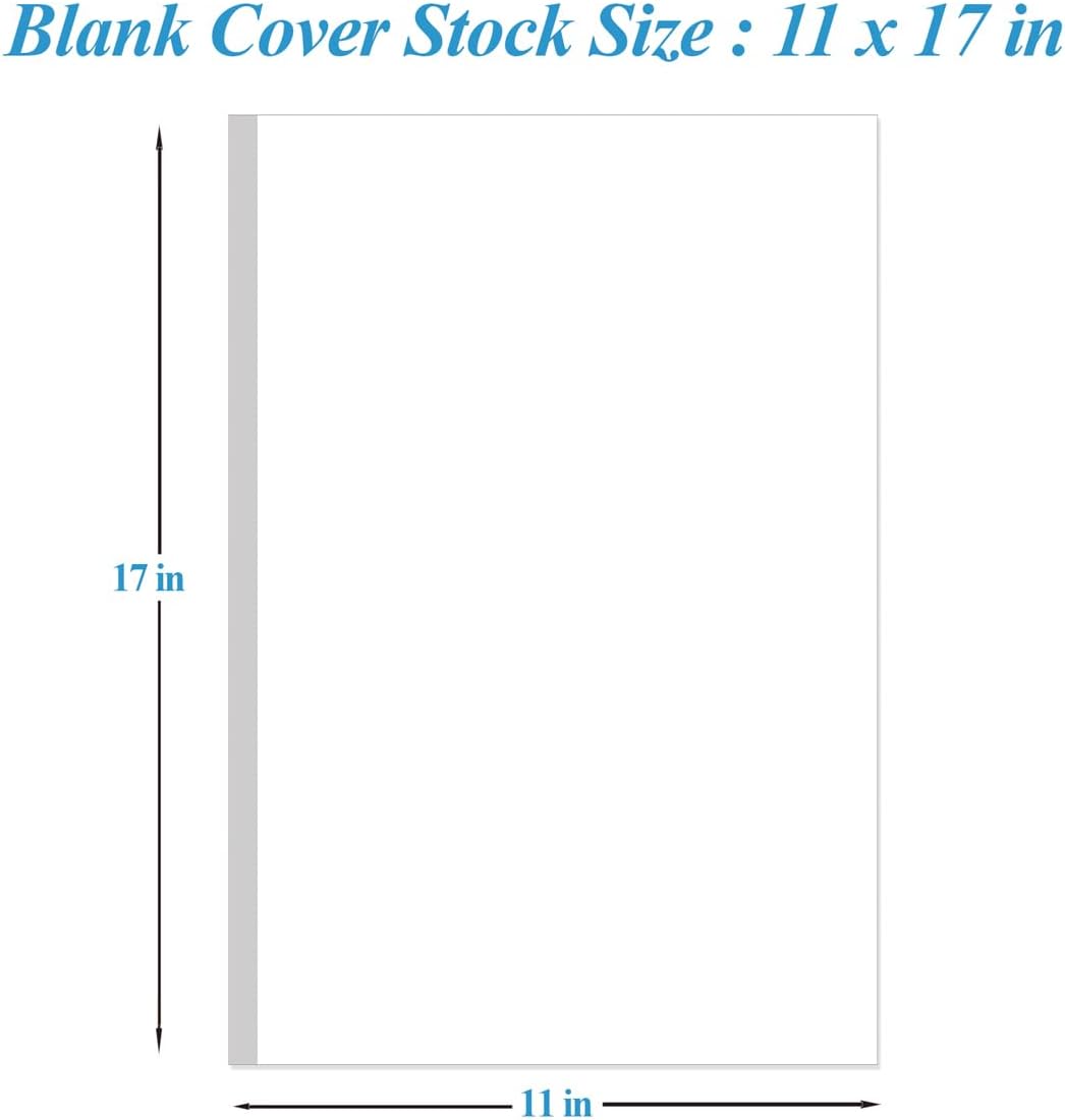 (4-Pack) 11" x 17" White Legal Size Card Stock Paper - 200 Sheets Premium Smooth 80lb Cover Cardstock, Perfect for Documents, Programs, Menus Printing