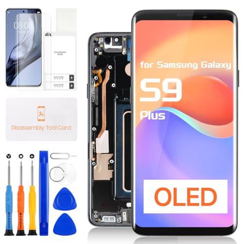 Écran tactile pour Samsung S9 Plus LCD G965U Vitre Tactile avec Cadre