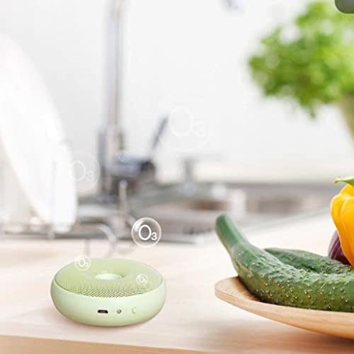 Image of USB Mini Portable Ozone Air Purifier Doughnut Bacteria Sterilizer green