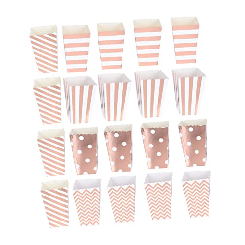 NAMOARLY Creative Popcorn Carton Snack Paper Box French Fries Storage Lightweight Party Containers