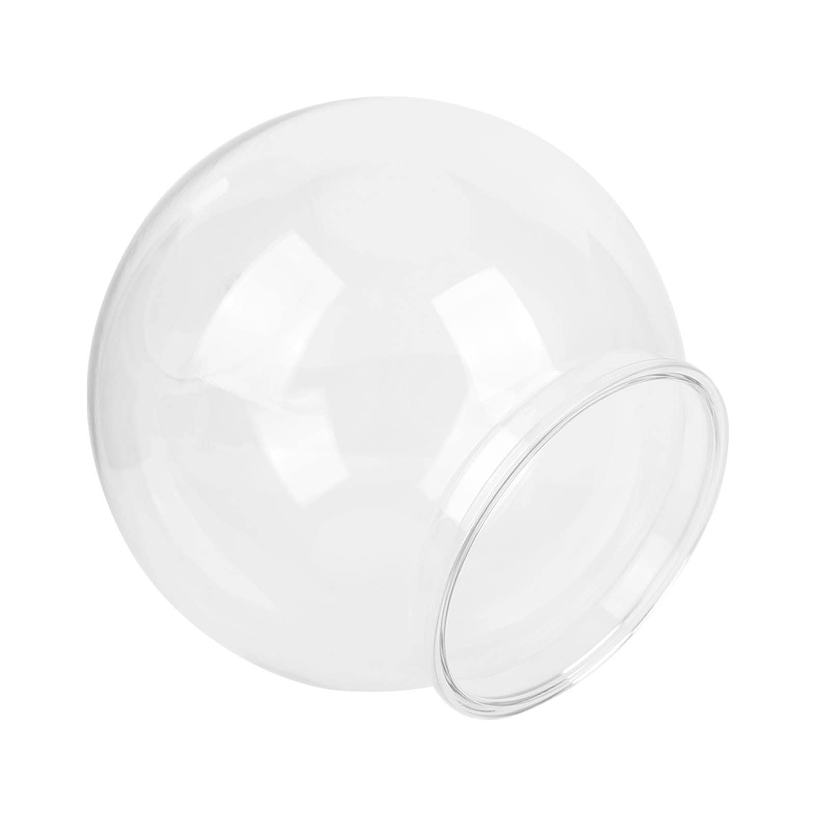 Pecera Redonda de Plástico de Alta Resistencia Estilo a Prueba de Roturas, Pecera Redonda Pequeña Multiusos para Decoración de Librería de Escritorio (S)