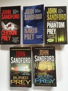 John Sandford (Set of 5) Prey Series: Certain; Naked; Phantom; Buried; Silken