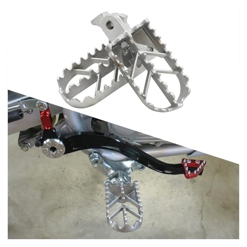 Repose-Pieds de Moto en Acier Inoxydable Robuste pour Motocross XR et CRF 50 - 2