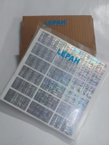 Image of LEPAH Hologram Sticker Secure Genuine, 25mmx50mm, 900 Pcs | VOID Tamper Evident