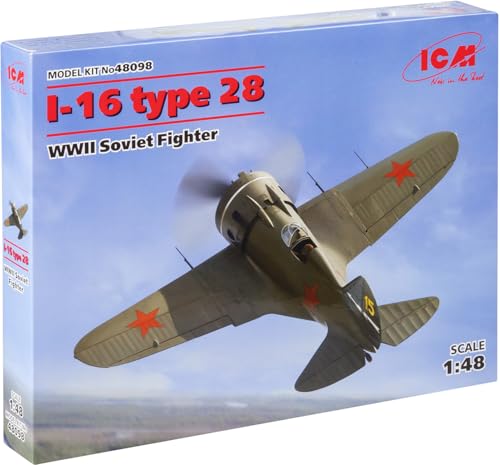 Maquette Soviétique I-16 Type 28 ICM 48098 : créez un diorama militaire historique réaliste