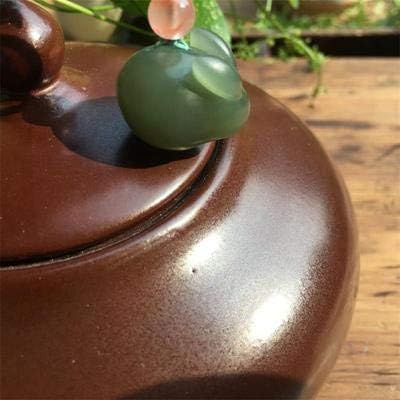 Miniatura 5 de Hetian Jade Colgante Qinghai Material Agua Claro Conejo Jade Colgante 12 Zodiaco Guardián Conejo Colgante