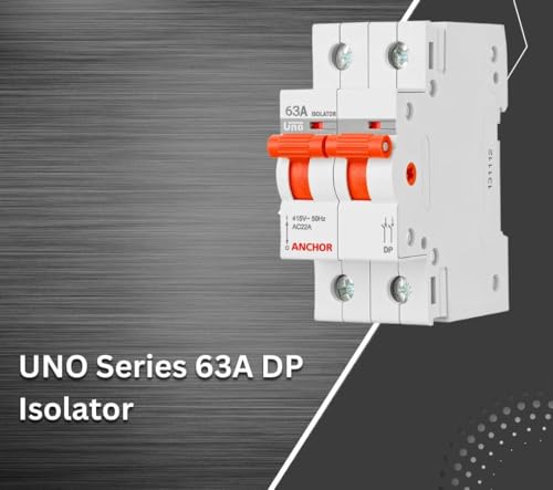 Image of Polycarbonate Series 63Amps Dual Pole Isolator (White) | VOLTAGE 415-50Hz Samart saver electican loyalty progaram