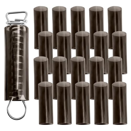 Belleone 20Pcs Pool Cover Spring Sleeves, Replacement Winter Swimming Pool Protective Cover Spring Sleeves, Vinyl Protective Sleeves for In-Ground Pool Cover