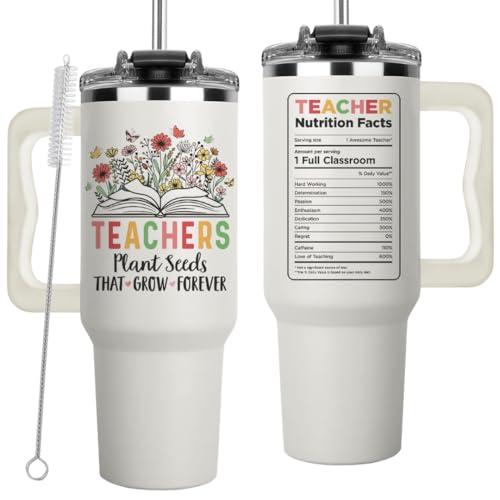 Christmas Gifts For Teacher - Teacher Appreciation Cups 40oz Tumbler