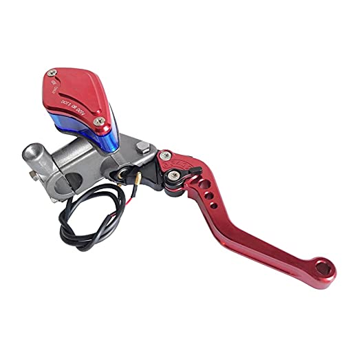 PFSDPO Universal 22mm 7/8 '' Motorcycle Freno Master Cilindro Master Hydraulic Hydraulic Bomba de la Palanca de Freno de Embrague Cover