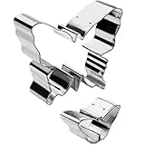 Garantía : 2 años IBILI 735600 - Set 2 Cortapastas Estañados Mariposa