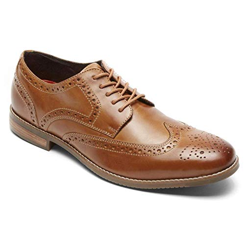 Rockport Men's Style Purpose Wingtip Tan 10.5 M (D)-10.5 M