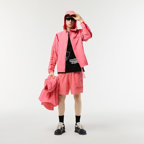 Lacoste Men’s Recycled Polyamide Short Track Jacket4