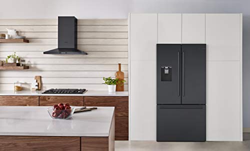 Bosch 500 Series 36" Black Stainless Steel Counter-Depth 3-Door Refrigerator - B36CD50SNB on Fridge.com