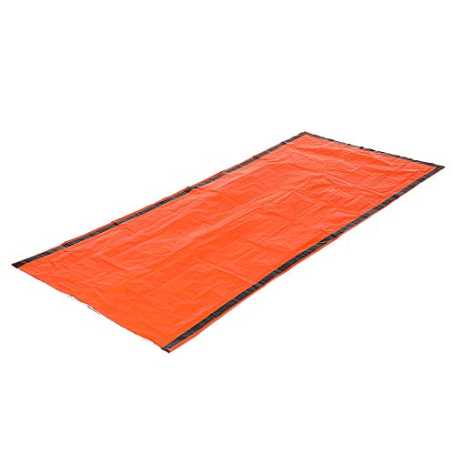 Sunbaca 2 PCS Cobertor de Emergência com Saco de Compressão Portátil Leve Saco de Dormir De Emergênc