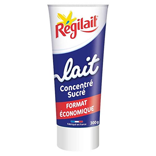 REGILAIT - Lait Concentré Sucré Entier Tube 300G - Quatre Articles