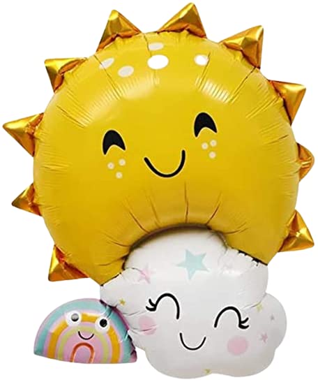 Image of Atpata Funky Pool Party Foil Balloons Combo - Perfect for Poolside Party Celebrations, Birthdays, Wedding Events and Summer Parties
