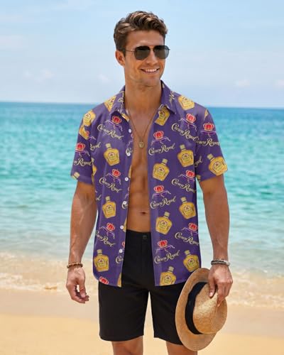 Image of 99TIMORO Funny Movie Mens Hawaiian Shirts Button Down Short Sleeve