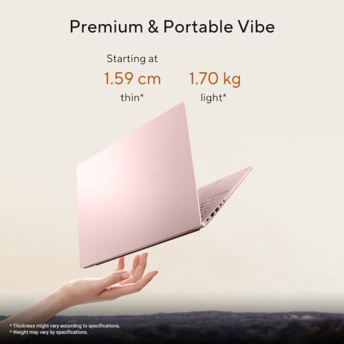 Image of ASUS Vivobook S16 (2026),Smartchoice,AMD Ryzen AI 5 330,AMD Radeon iGPU,16GB RAM (Upgradeable),512GB SSD,FHD,OLED,16 inch(40 cm),Win 11,M365 Basic(1Y),Office 24,BFF Peachy,1.7 Kg,M3607KA-SH147WS,AI Laptop