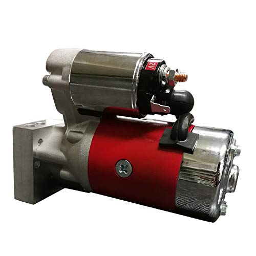 Heavy-Duty High Torque Mini Racing Starter For Chevy Sbc Bbc 153/168 Tooth 18493 (Red) #TOP4